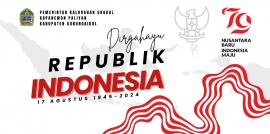 “DIRGAHAYU INDONESIAKU KE-79, NUSANTARA BARU INDONESIA MAJU”